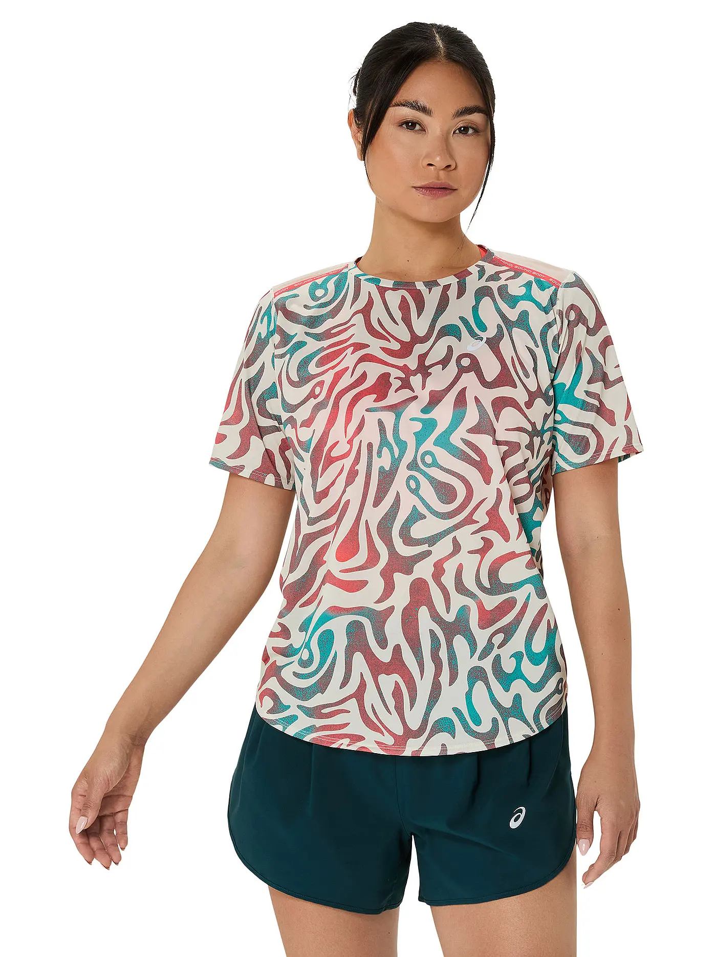 ASICS | Damen Laufshirt Road All Over Print SS Top | 